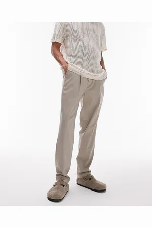 Topman Taper trouser in stone