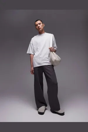 Topman Extreme oversized fit t-shirt in ice marl