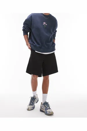 Topman Relaxed chino shorts with elasticated waistband in