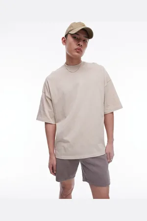 Topman Extreme oversized fit t-shirt in stone