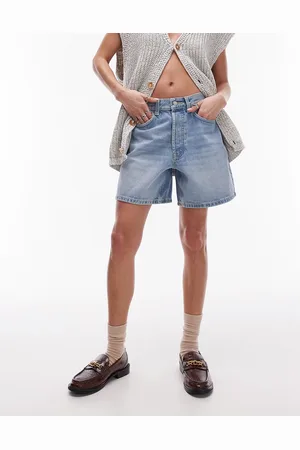 Topshop Denim Editor short in authentic