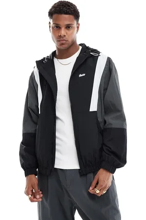 Pull&Bear Panelled track jacket in