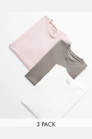 ASOS 3 pack t-shirt in multiple colours