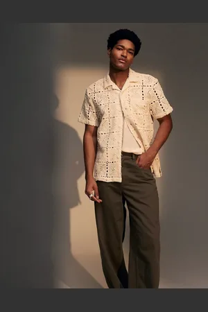Topman Extra wide trousers in khaki