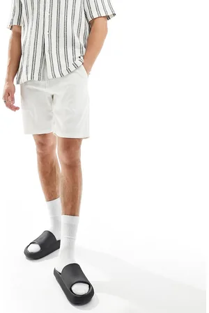 SELECTED Linen mix shorts in