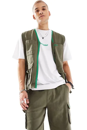 Barbour X ASOS Peel cargo shorts in khaki