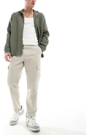 New Look Cargo trousers in stone