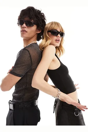 AJ Morgan Sporty wraparound sunglasses in