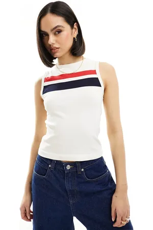 ASOS Seamless sculpting striped tank in