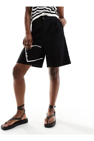 ONLY Linen mix bermuda short in