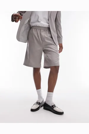 Topman Linen short in stone