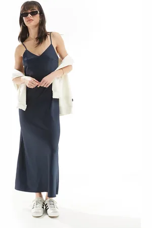 SELECTED Femme satin slip dress in