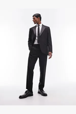 Topman Slim tux suit trousers in