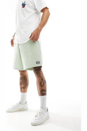 Obey Relaxed twill short in pastel