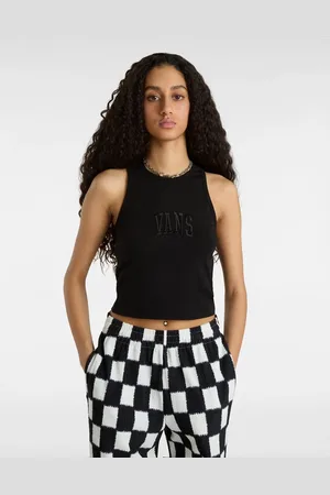 Vans Varsity logo cropped tank top in