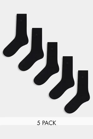River Island 5 pack ankle socks in