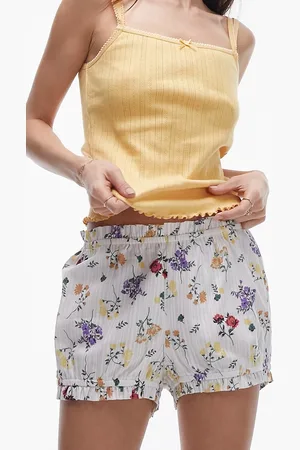 Topshop Floral bloomer short in
