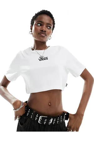 Vans Flying V logo cropped t-shirt in