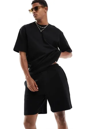 Pull&Bear Waffle textured short co-ord in