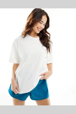 Calvin Klein Pure cotton t-shirt and short sleep set in