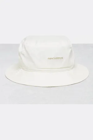 New Balance Linear logo bucket hat in