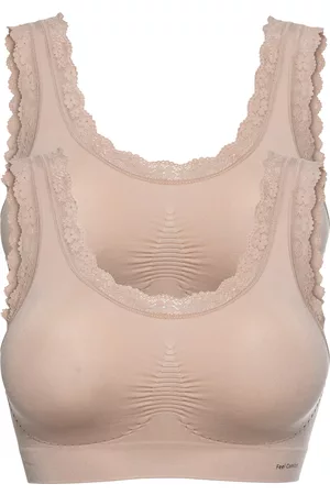 bonprix Feel Comfort, sømløs bustier (2-pack)