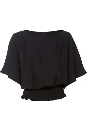 bonprix Dame Bluser - Kimonobluse med vaffelsøm