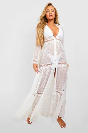 Boohoo Boho Lace Beach Dress