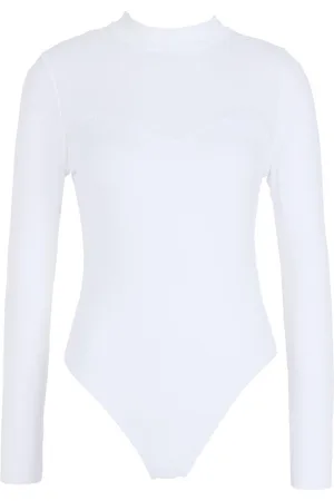 Boohoo Mesh Bralet Bodysuit