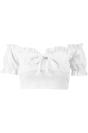 Boohoo Bandage Peasant Crop Top