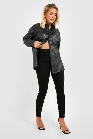 Boohoo Butt Shaper High Waisted Stretch Skinny Jeans