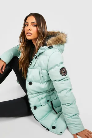 Boohoo Luxe Mountaineering Parka Coat