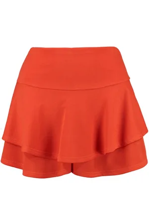Boohoo Ruffle Crepe Skort