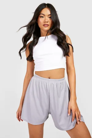Boohoo Rib Oversized Flippy Short