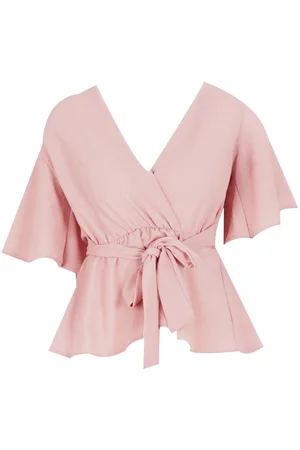 Boohoo Frill Sleeve Blouse