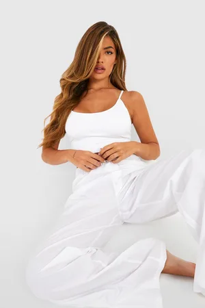 Boohoo Ribbed Seamless Longline Lounge Bra