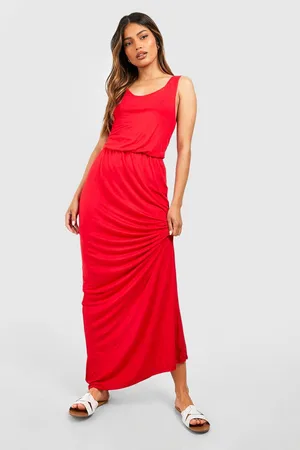 Boohoo Racer Back Maxi Dress