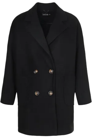 Boohoo Tall Wool Oversized Pocket Coat