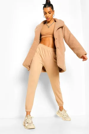 Boohoo Button Through Teddy Faux Fur Coat