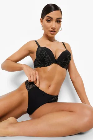 Boohoo Glitter Lace Thong