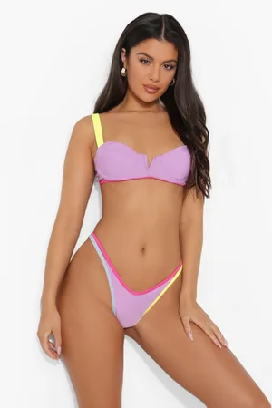 Boohoo Fuller Bust Binding Underwire Bikini Top