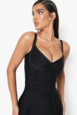 Boohoo Bandage Tie Detail Mini Dress