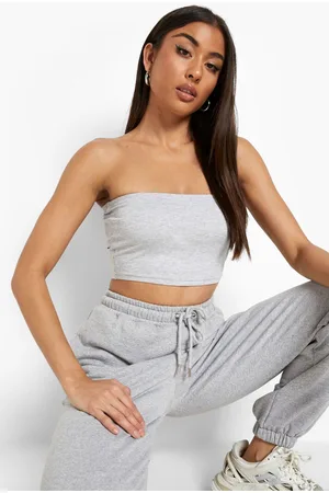 Boohoo Basic Longline Bandeau Top