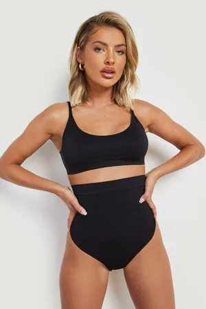 Boohoo 2 Pack High Waist Control Thong