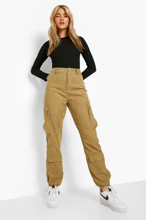 Boohoo Pocket Cargo Jumbo Cord Trousers