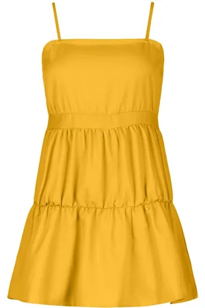 Boohoo Plus Tiered Strappy Sundress