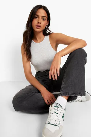 Boohoo High Waisted Flared Jeans