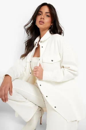 Boohoo Oversized Utility Denim Shirt