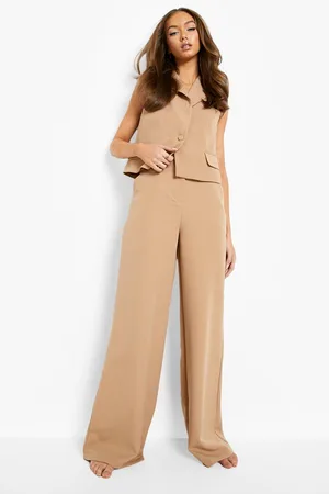Boohoo Tailored Wide Leg Trousers