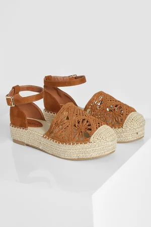 Boohoo Woven 2 Part Espadrille